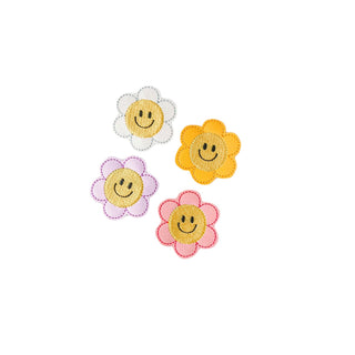 Smiley Flower Badge Reel + Topper