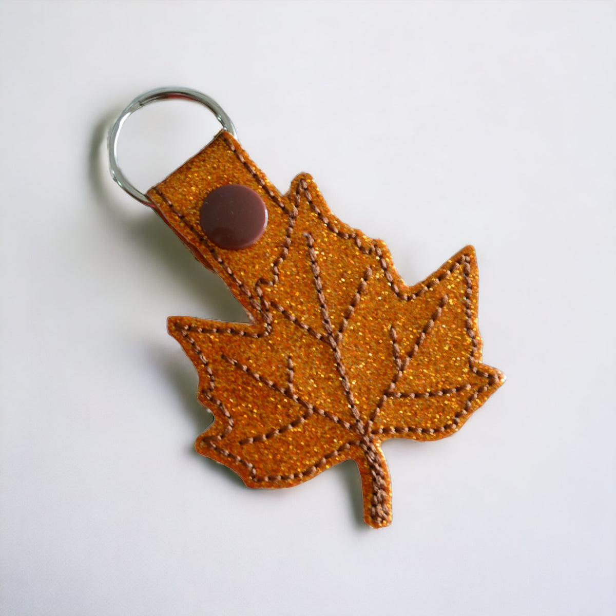 Fall Leaf Keychain