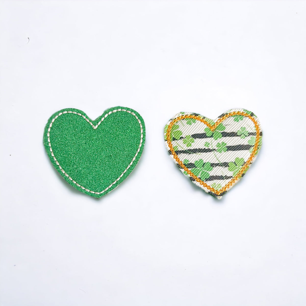 St. Patrick’s Day Heart Badge Reel + Topper