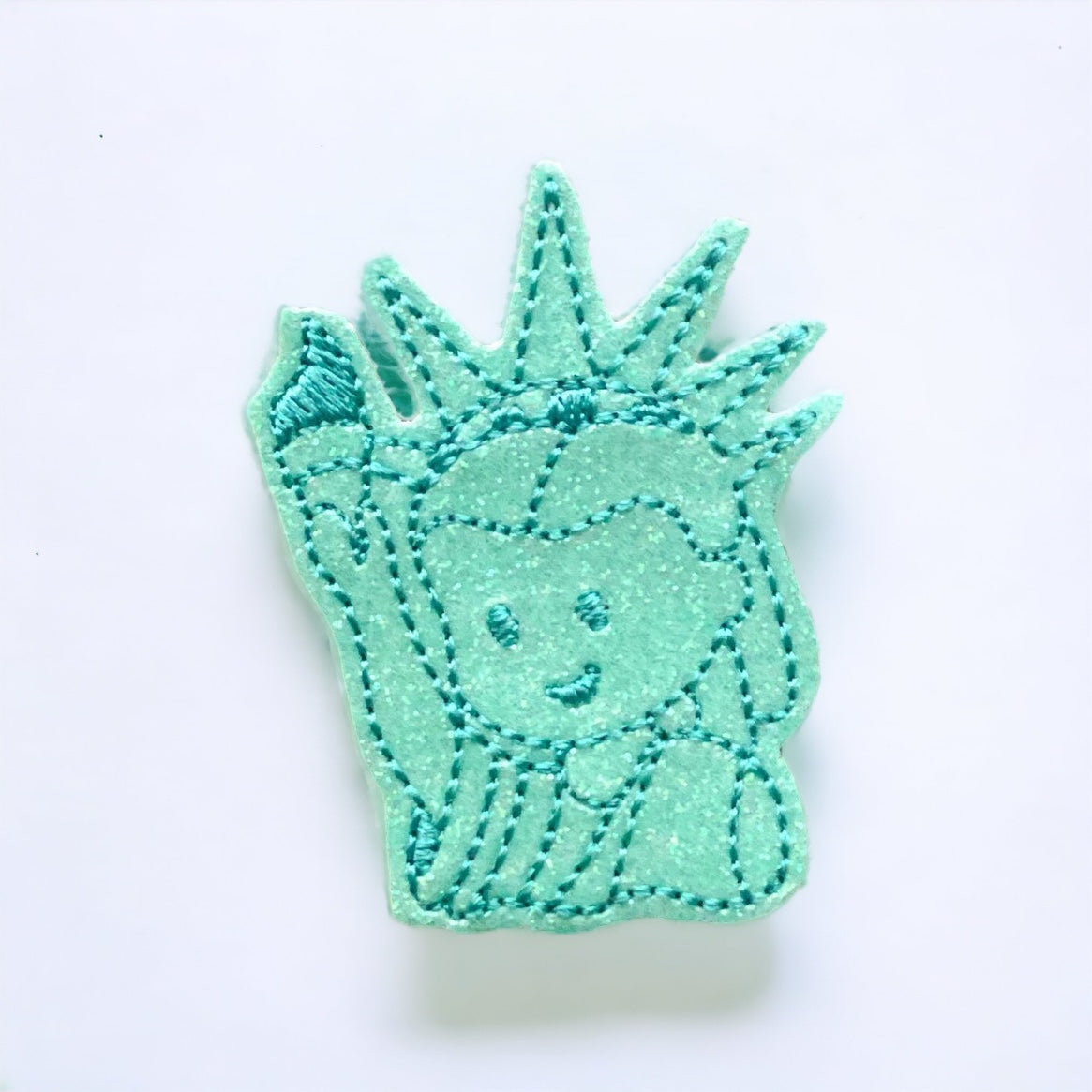 Statue of Liberty   Badge Reel + Topper