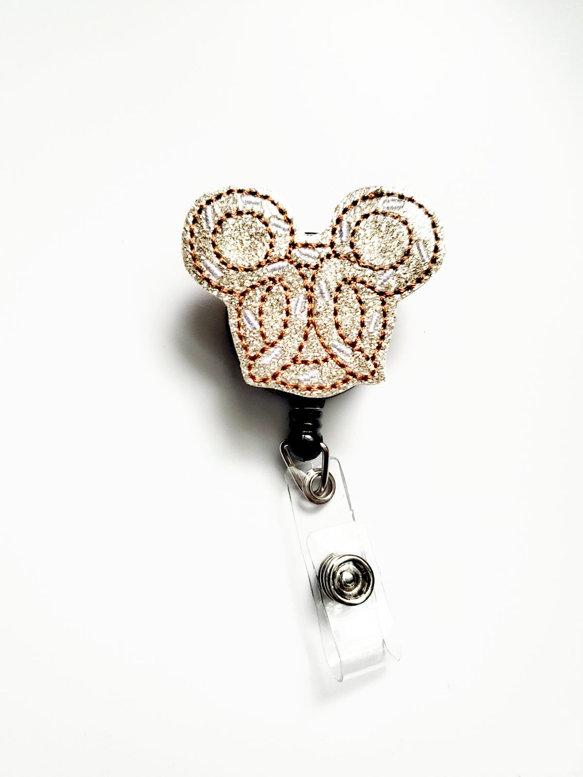 Magical Mouse Pretzel    Badge Reel + Topper