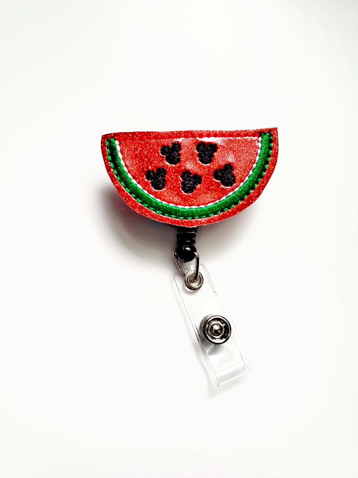 Magical Mouse Watermelon    Badge Reel + Topper
