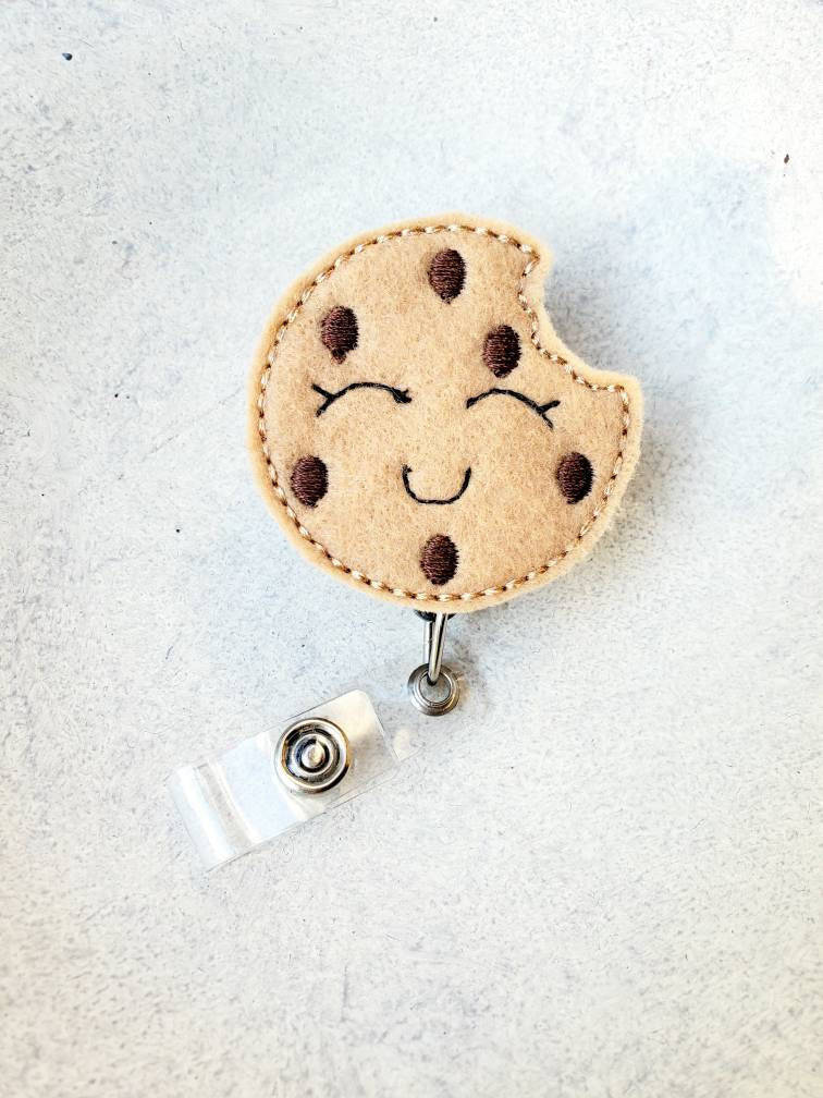 Cute Cookie   Badge Reel + Topper