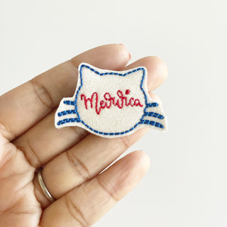 Meowrica   Badge Reel + Topper