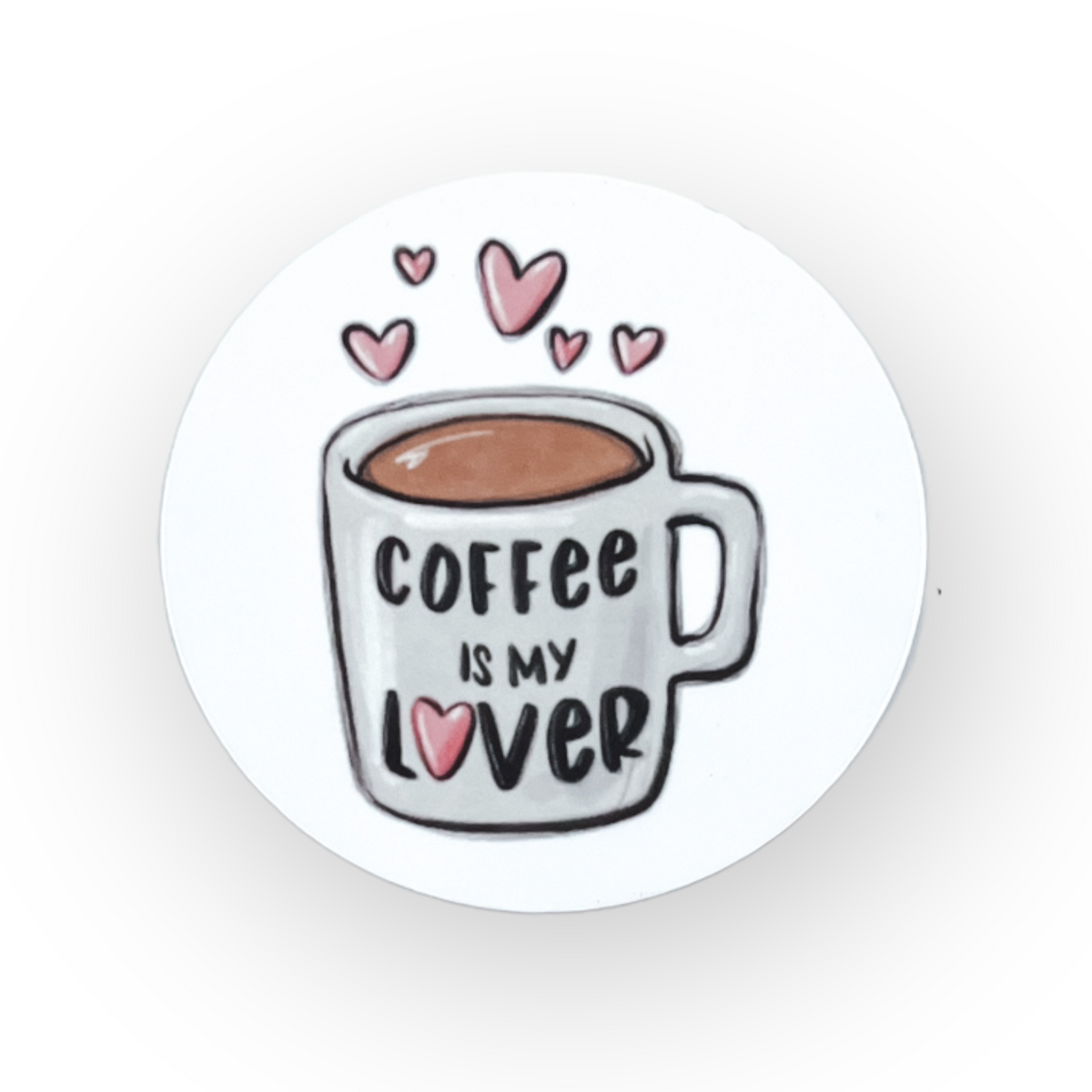 Coffee Lover Switchable Velcro Switchable Velcro Badge Topper