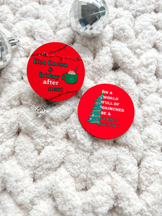 Friday After Next Christmas   Switchable Velcro Badge Topper