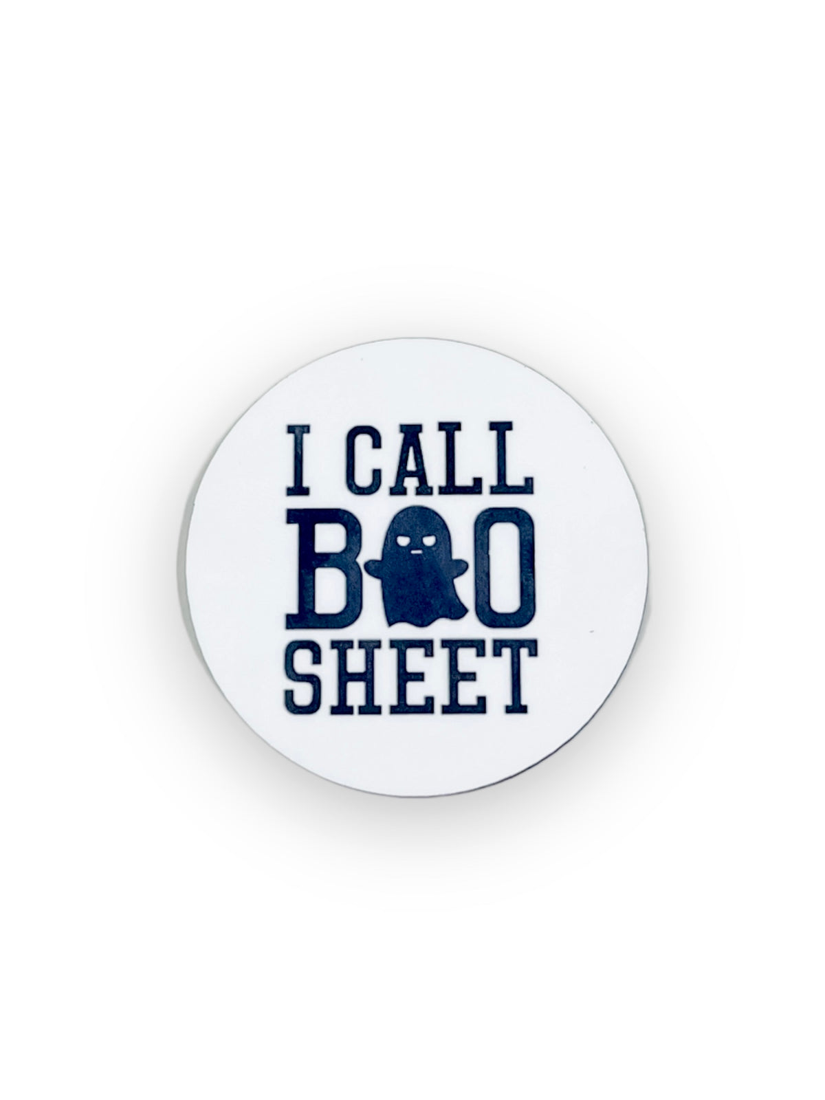 I Call Boo Sheet  Topper Switchable Velcro Badge Topper