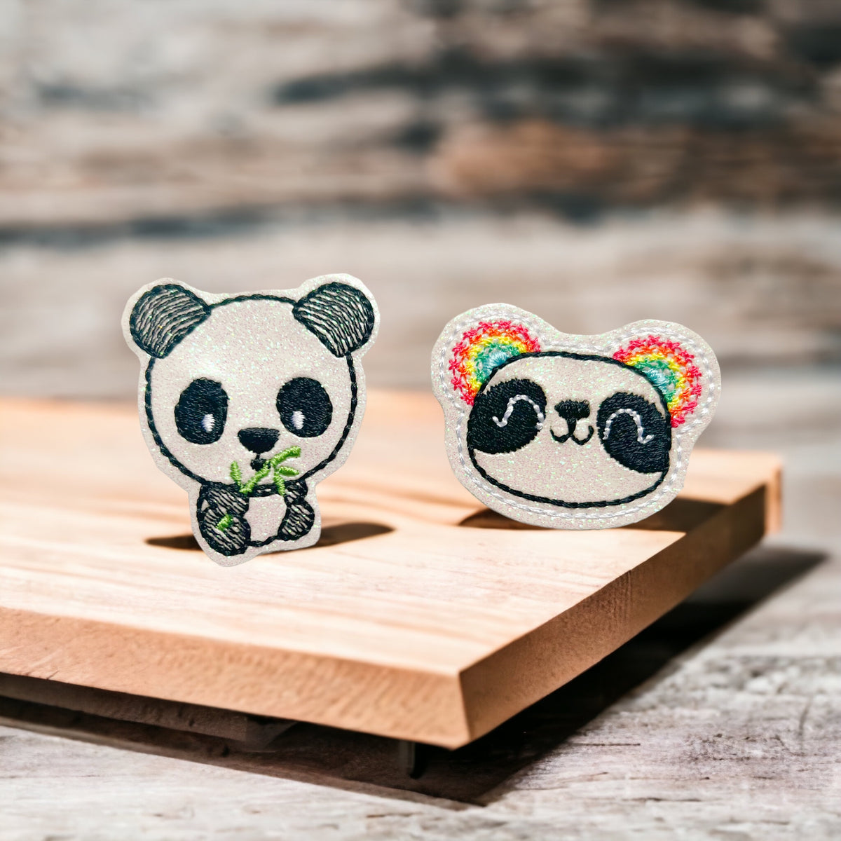 Panda  Badge Reel + Topper