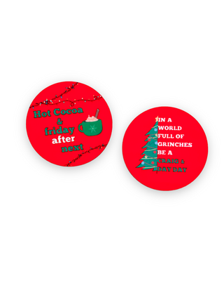 Friday After Next Christmas   Switchable Velcro Badge Topper