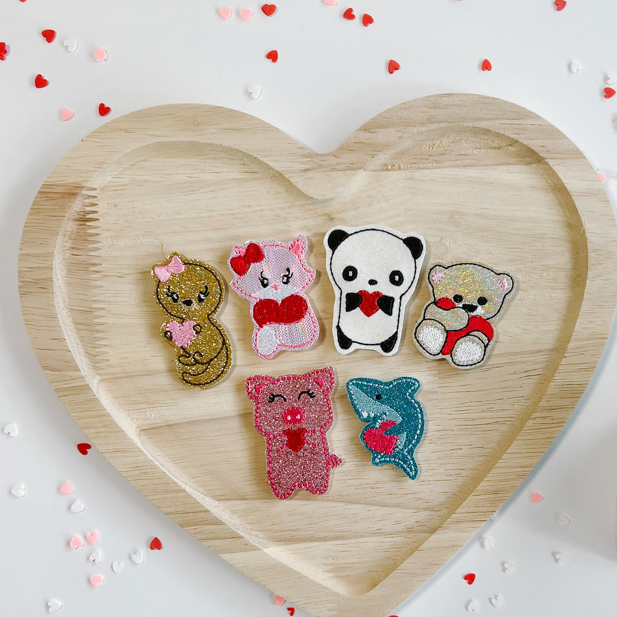 Animals With Hearts  Badge Reel + Topper