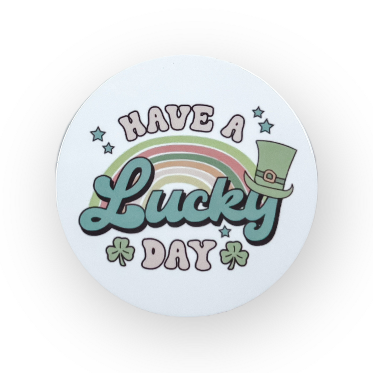Have A Lucky Day  Switchable Velcro Badge Topper