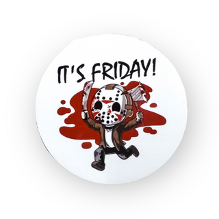 It's Friday // Friday The 13th // Jason Switchable Velcro Badge  Topper