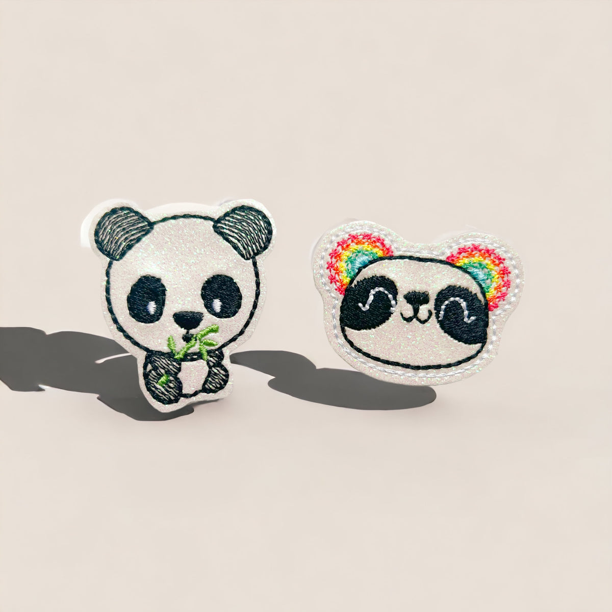 Panda  Badge Reel + Topper