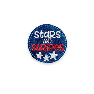 Stars and Stripes   Badge Reel + Topper