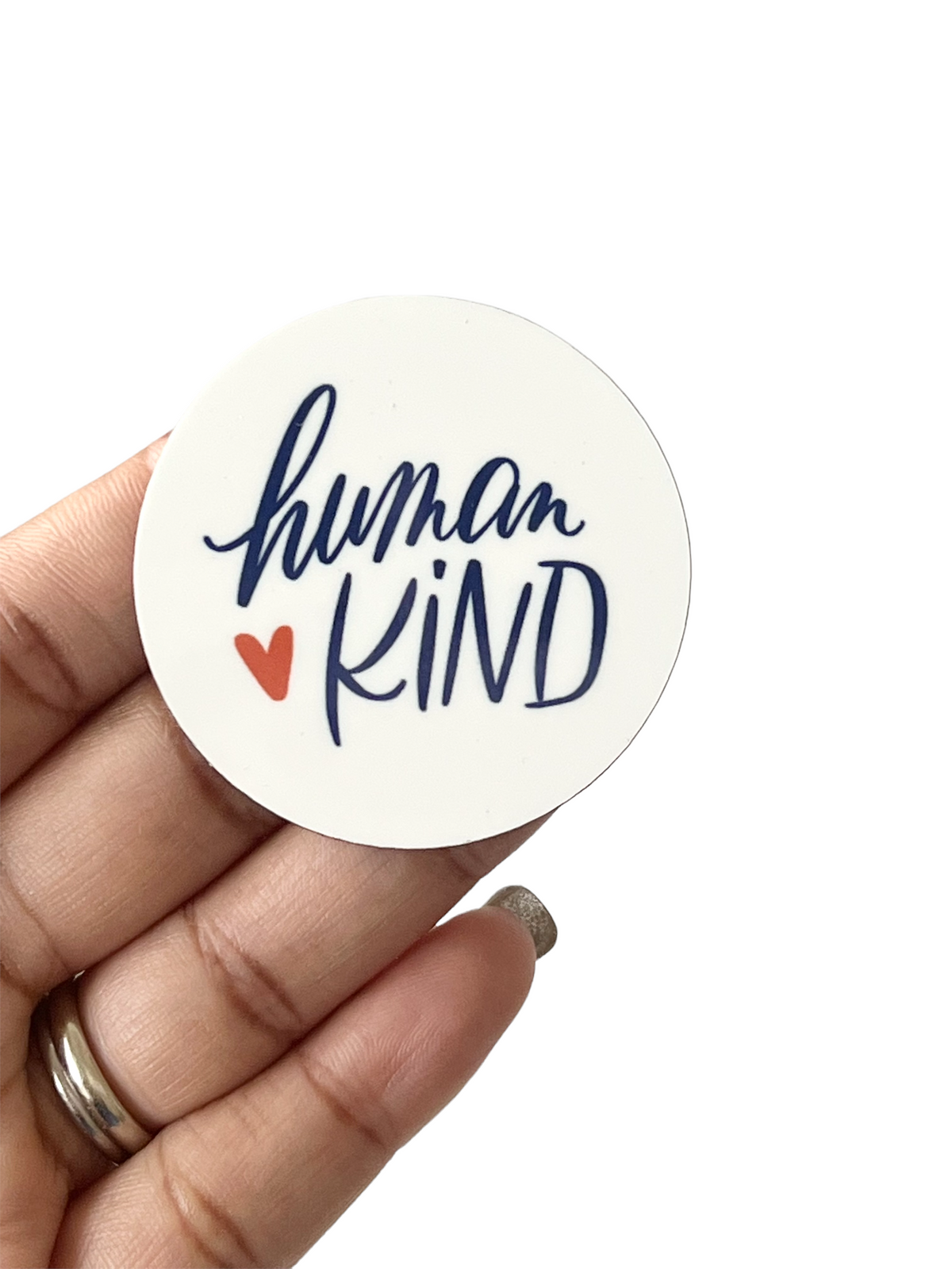 Human Kind   Switchable Velcro Badge Topper