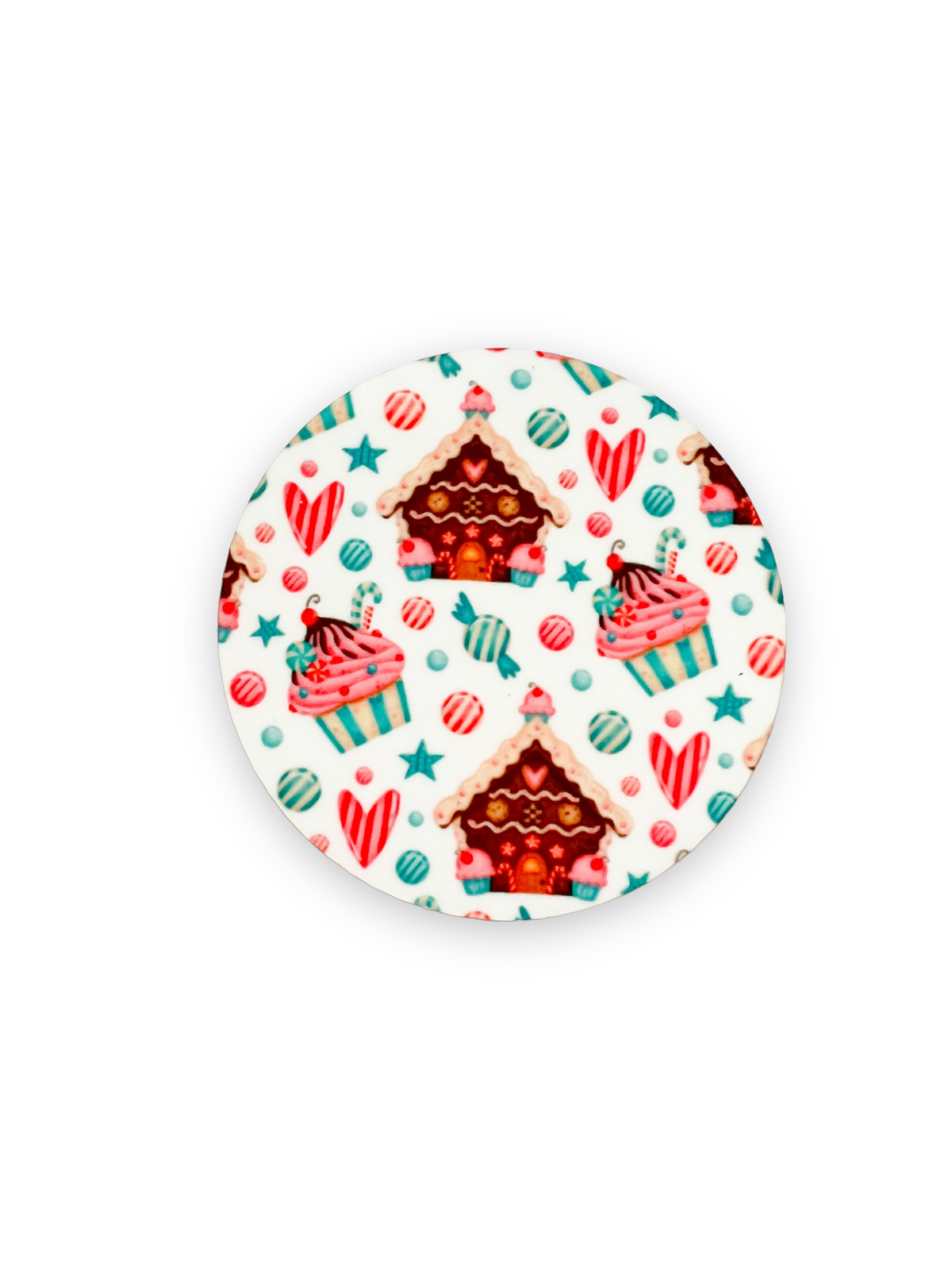 Gingerbread House //Christmas   Switchable Velcro Badge Topper