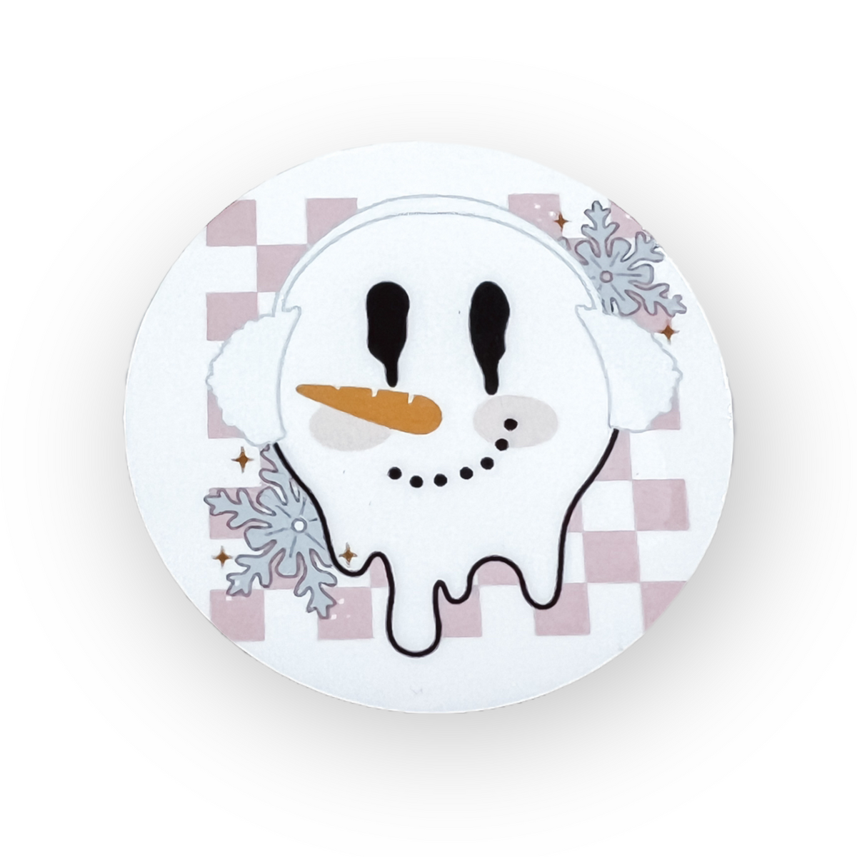 Snowgirl Switchable Velcro Badge Topper