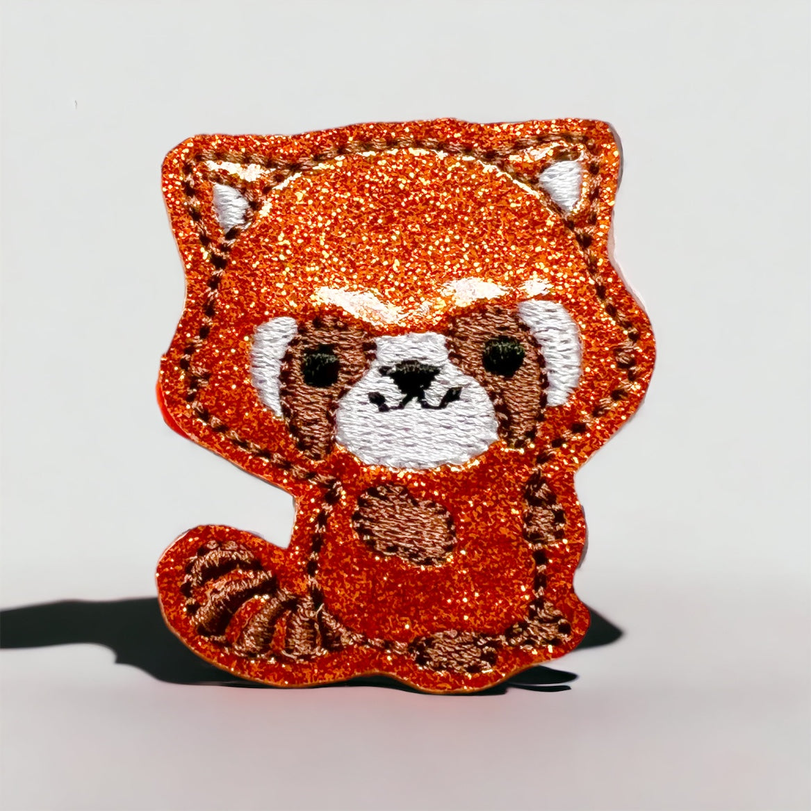 Red Panda  Badge Reel + Topper