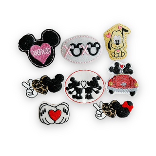 Valentine Magical Mouse   Badge Reel + Topper